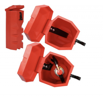 Preview: Heimlich Feuerlöscher Kasten Box Schutzkasten für 6Kg Red Box 6 TOPLADER LKW Montage